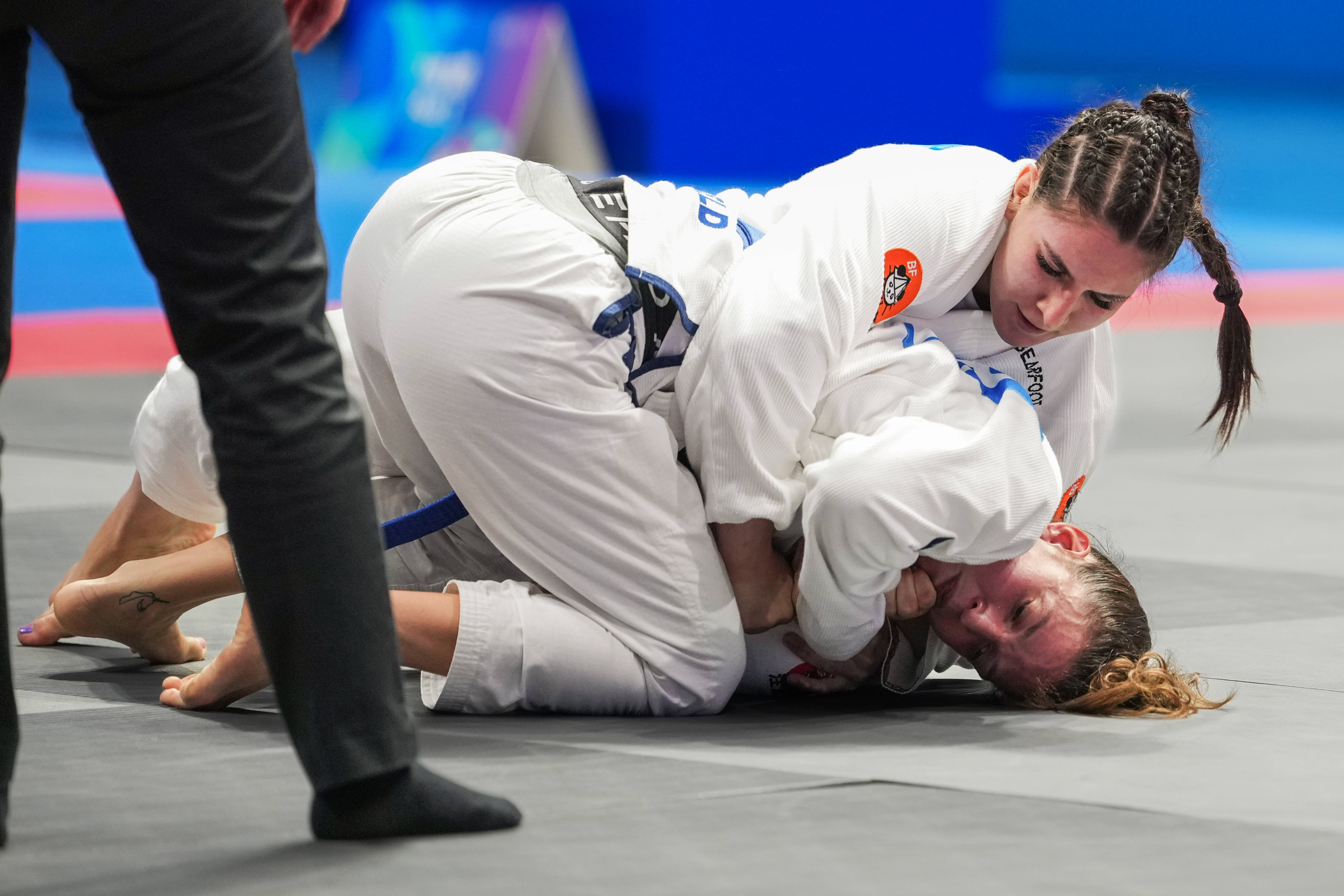 黎巴嫩选手获得女子柔道金牌