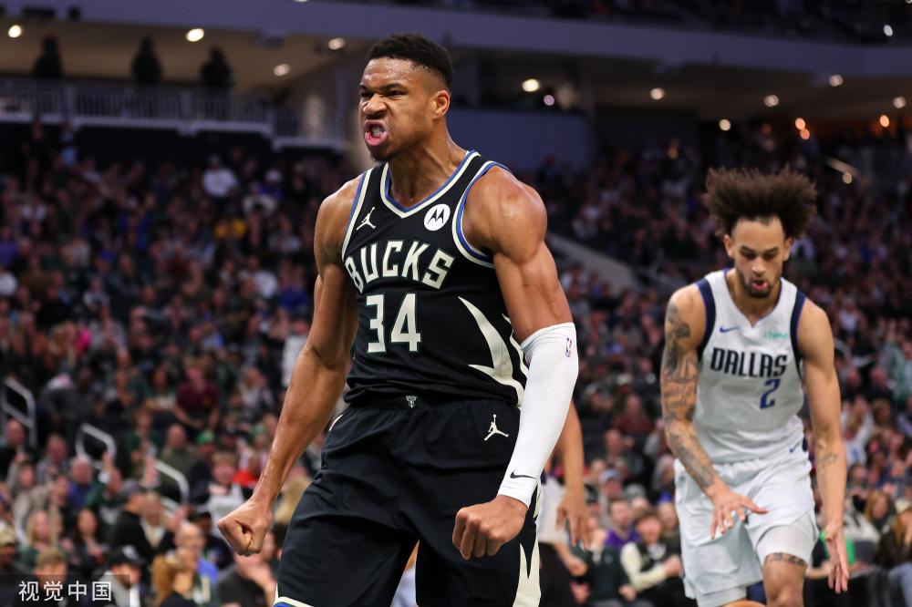 雄鹿力克灰熊，字母哥31分9篮板